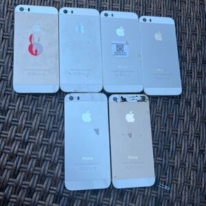 Apple iPhone Silver and Gold Back Housing Lot of 6